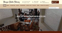 Desktop Screenshot of bangorlibrary.org